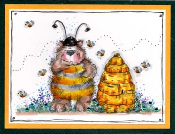 Bee Bear Card